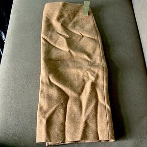 Jcrew wool pencil skirt. NWT